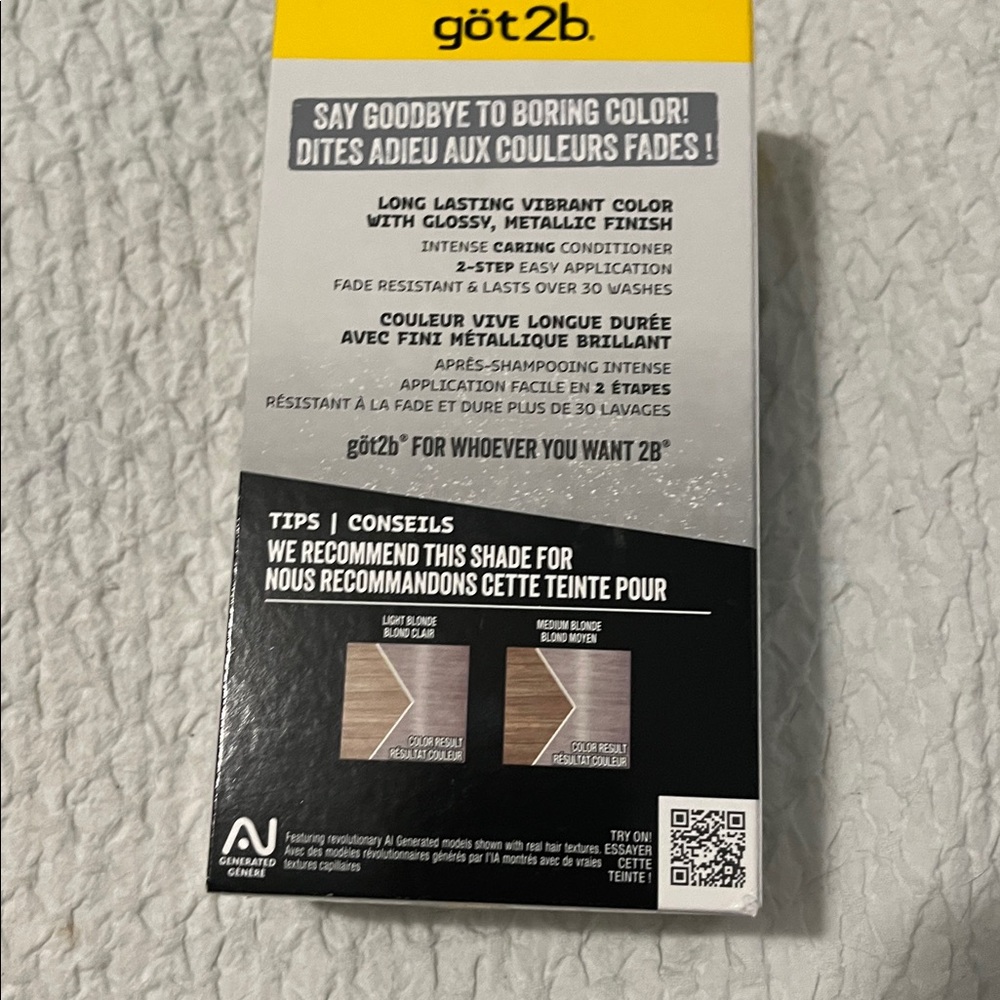 Got2b Metallics Hair Dye Metallic Silver - Picture 3 of 6